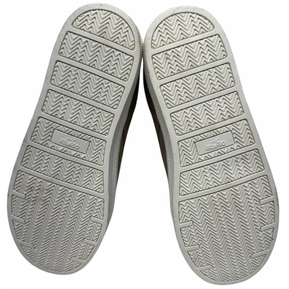 NWT OshKosh B'gosh Boy's Slip-On Faux Suede Putney Oxford Sneaker Tan Sz-3 Month